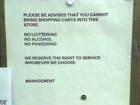 No Loittering
