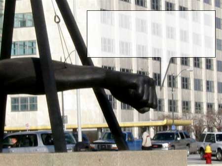 If the Joe Louis fist were a hand puppet