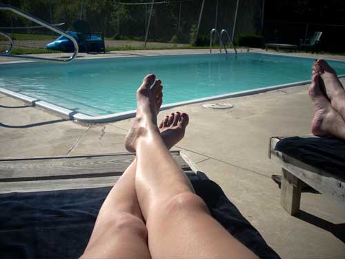 Photo 2008, by Lizz Behler The pool was clean, at least