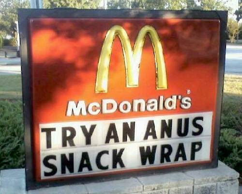 Anus Snack Wrap